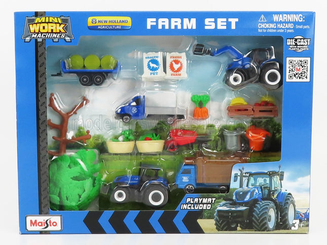 NEW HOLLAND | FARM SET T7-315 TRACTOR WITH ACCESSORIES 2018 | VARIOUS
