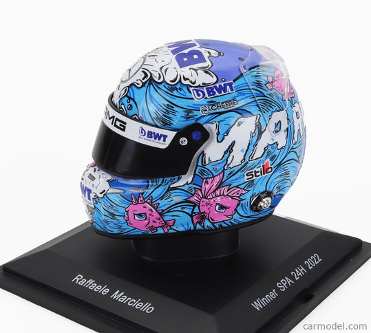 Stilo Helmet Helma Mercedes Benz GT3 AMG Team Akkodis Asp N°88 Víťaz 24h Spa 2022 Raffaele Marciello 1:5 Spark Model rôzne farby