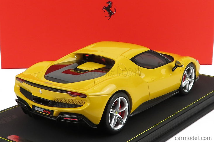 Ferrari 296 GTB Hybrid 830HP V6 2021 1:18 BBR Models GIALLO MODENA - YELLOW
