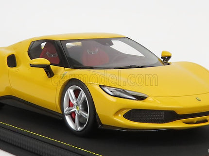 Ferrari 296 GTB Hybrid 830HP V6 2021 1:18 BBR Models GIALLO MODENA - YELLOW