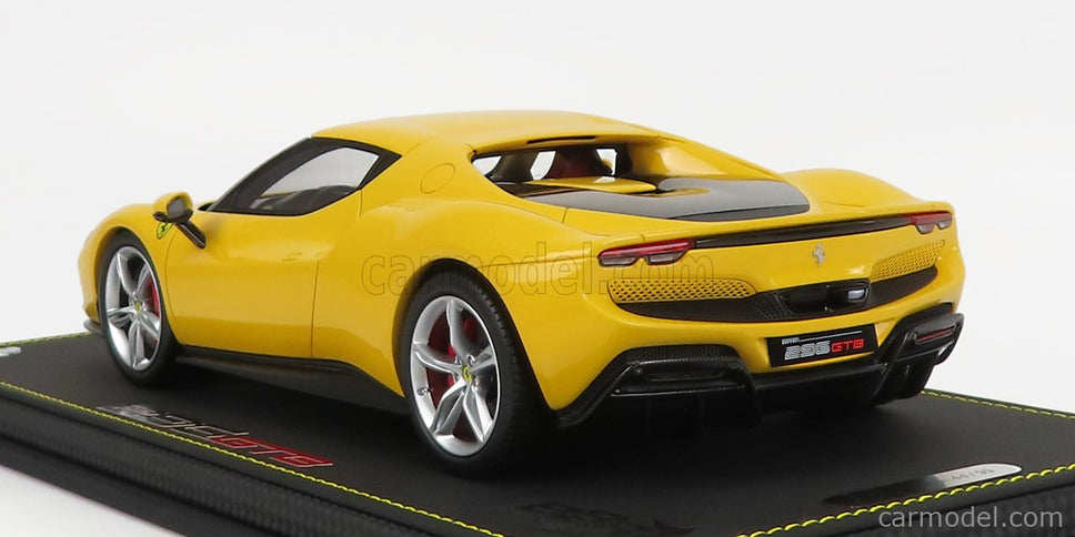 Ferrari 296 GTB Hybrid 830HP V6 2021 1:18 BBR Models GIALLO MODENA - YELLOW
