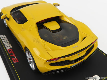 Ferrari 296 GTB Hybrid 830HP V6 2021 1:18 BBR Models GIALLO MODENA - YELLOW