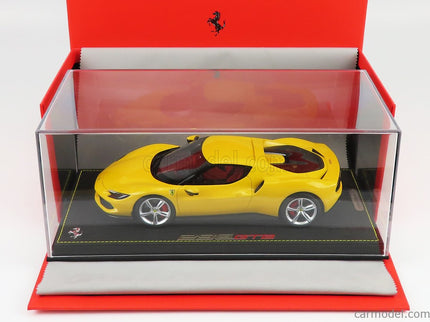 Ferrari 296 GTB Hybrid 830HP V6 2021 1:18 BBR Models GIALLO MODENA - YELLOW