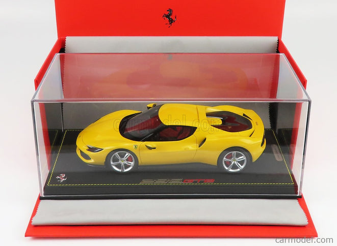 Ferrari 296 GTB Hybrid 830HP V6 2021 1:18 BBR Models GIALLO MODENA - YELLOW
