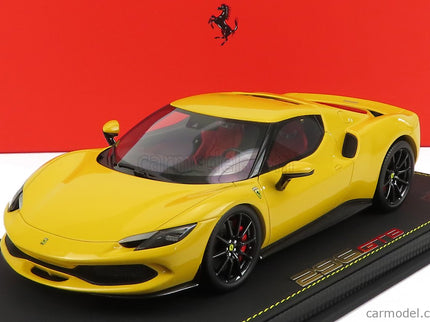 Ferrari 296 GTB Hybrid 830HP V6 2021 1:18 BBR Models GIALLO MODENA - YELLOW