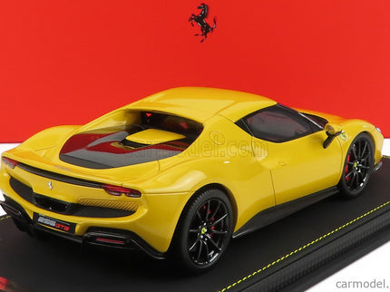 Ferrari 296 GTB Hybrid 830HP V6 2021 1:18 BBR Models GIALLO MODENA - YELLOW