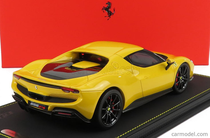 Ferrari 296 GTB Hybrid 830HP V6 2021 1:18 BBR Models GIALLO MODENA - YELLOW