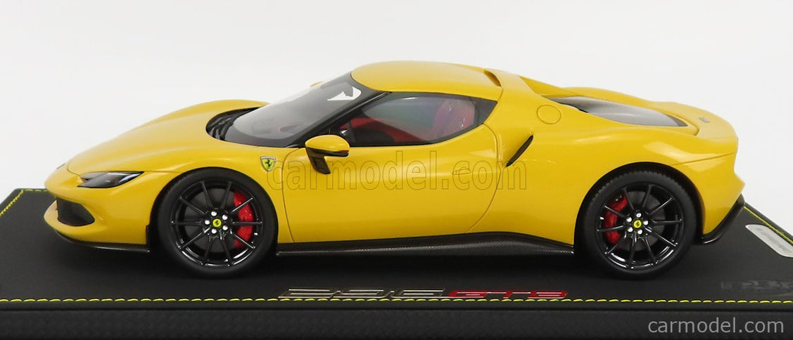 Ferrari 296 GTB Hybrid 830HP V6 2021 1:18 BBR Models GIALLO MODENA - YELLOW