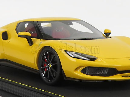 Ferrari 296 GTB Hybrid 830HP V6 2021 1:18 BBR Models GIALLO MODENA - YELLOW