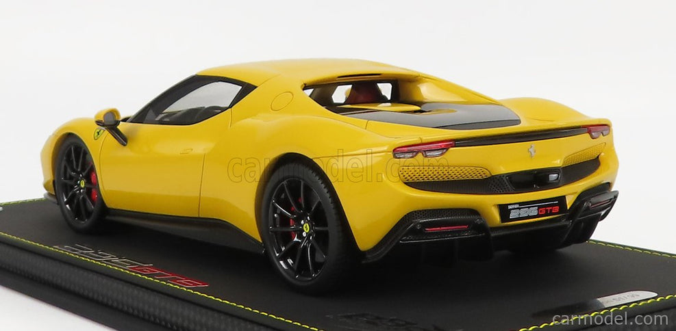 Ferrari 296 GTB Hybrid 830HP V6 2021 1:18 BBR Models GIALLO MODENA - YELLOW