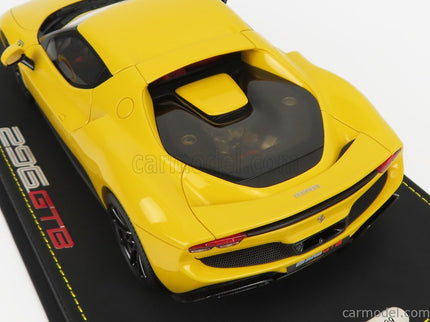 Ferrari 296 GTB Hybrid 830HP V6 2021 1:18 BBR Models GIALLO MODENA - YELLOW