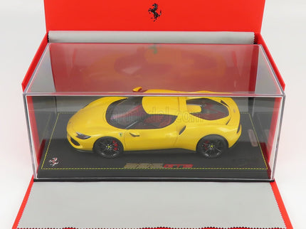 Ferrari 296 GTB Hybrid 830HP V6 2021 1:18 BBR Models GIALLO MODENA - YELLOW