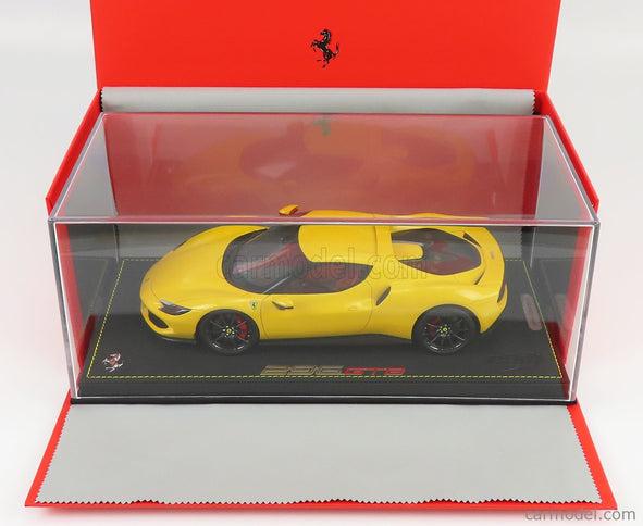 Ferrari 296 GTB Hybrid 830HP V6 2021 1:18 BBR Models GIALLO MODENA - YELLOW