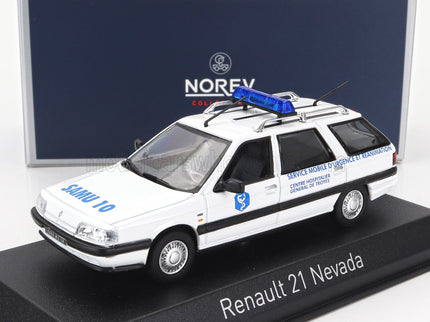 RENAULT | R21 NEVADA SW STATION WAGON SAMU AMBULANCE 1991 | WHITE