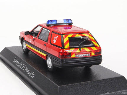 Renault R21 Nevada SW Station Wagon Sapeurs Pompiers 1991 1:43 Norev červená