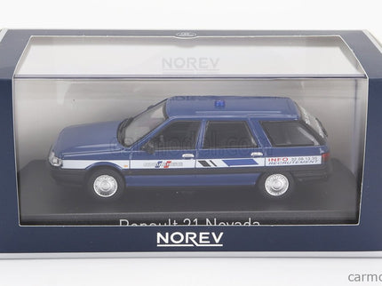 Renault R21 Nevada SW Station Wagon Gendarmerie 1989 1:43 Norev modrá
