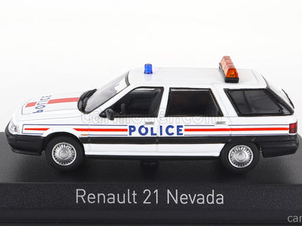 Renault R21 Nevada SW Station Wagon Police Nationale 1989 1:43 Norev červená