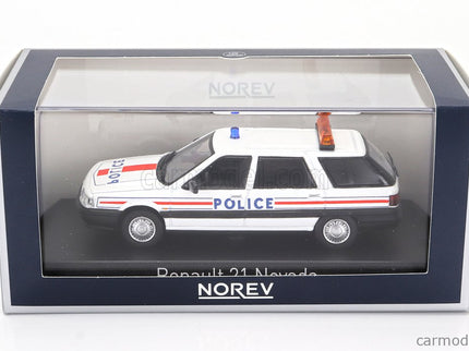 Renault R21 Nevada SW Station Wagon Police Nationale 1989 1:43 Norev červená