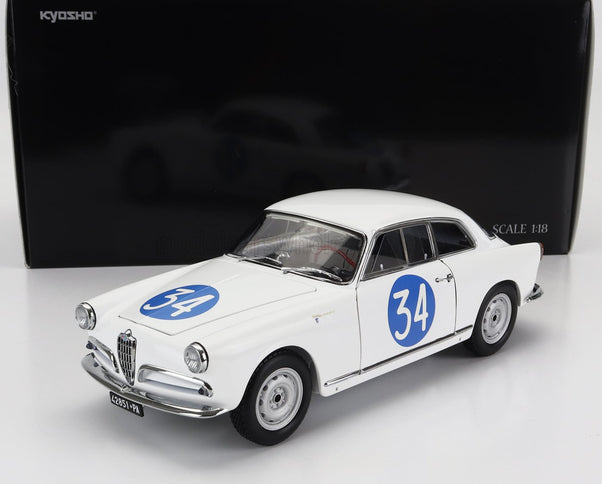 ALFA ROMEO | GIULIETTA SV SPRINT VELOCE N 34 TARGA FLORIO 1960 EMANUELE - ALDEBARAN (CHECCO D'ANGELO) | WHITE