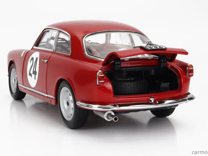 ALFA ROMEO Giulietta SV Sprint Veloce N°24 Targa Florio 1958 N.Todaro - R.Barbato 1:18 Kyosho červená
