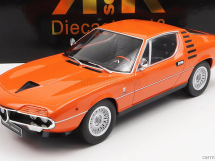 ALFA ROMEO Montreal 1970 - Black Interior 1:18 KK Scale oranžová