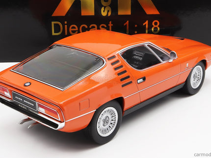 ALFA ROMEO Montreal 1970 - Black Interior 1:18 KK Scale oranžová