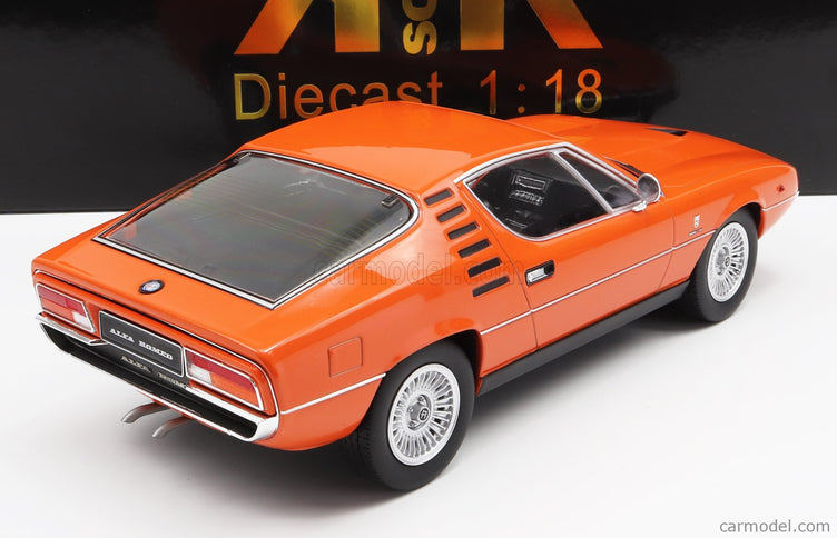 ALFA ROMEO Montreal 1970 - Black Interior 1:18 KK Scale oranžová