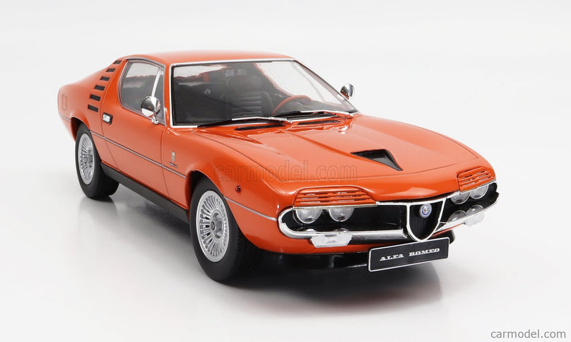 ALFA ROMEO Montreal 1970 - Black Interior 1:18 KK Scale oranžová