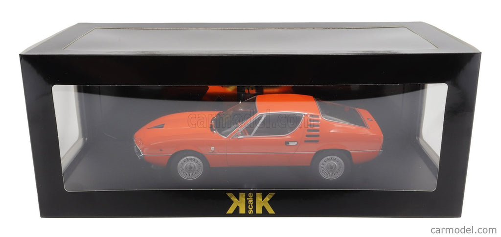 ALFA ROMEO Montreal 1970 - Black Interior 1:18 KK Scale oranžová