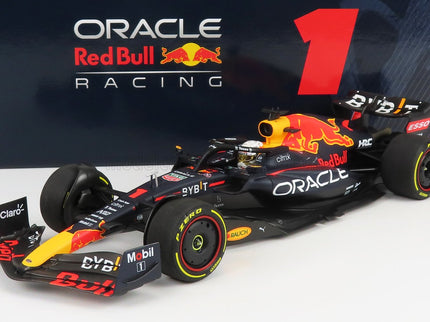 RED BULL | F1  RB18 TEAM ORACLE RED BULL RACING N 1 WINNER SAUDI ARABIA GP WORLD CHAMPION 2022 MAX VERSTAPPEN | MATT BLUE YELLOW RED