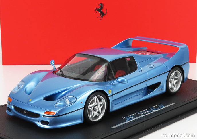 Ferrari F50 Coupe 1995 1:18 BBR Models svetlomodrá California - svetlomodrá metalická