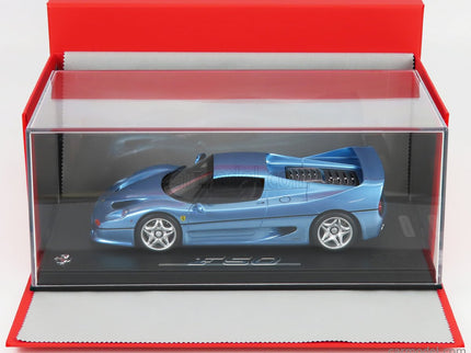 Ferrari F50 Coupe 1995 1:18 BBR Models svetlomodrá California - svetlomodrá metalická