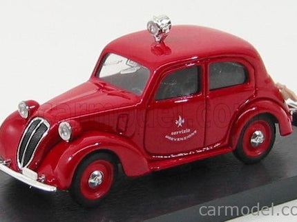 Fiat 508C 1100 Berlina Vigili Del Fuoco 1937 - Hasičské Auto - Fire Men Feuerwehr 1:43 Brumm červená