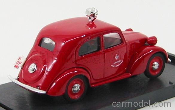 Fiat 508C 1100 Berlina Vigili Del Fuoco 1937 - Hasičské Auto - Fire Men Feuerwehr 1:43 Brumm červená