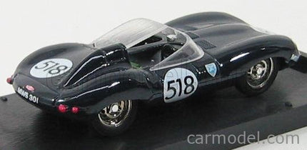 Jaguar D-Type N°518 Mille Miglia 1957 1:43 Brumm modrá