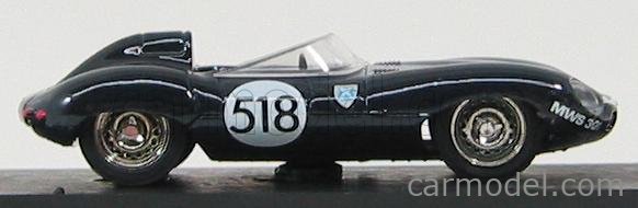 Jaguar D-Type N°518 Mille Miglia 1957 1:43 Brumm modrá