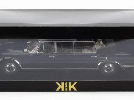 Mercedes Benz S-Class 600 Pullman (W100) Landaulet Semiconvertible 1964 1:18 KK Scale tmavomodrá