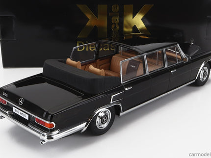 Mercedes Benz S-Class 600 Pullman (W100) Landaulet Semiconvertible 1964 1:18 KK Scale čierna
