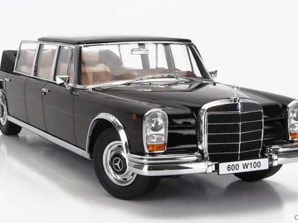 Mercedes Benz S-Class 600 Pullman (W100) Landaulet Semiconvertible 1964 1:18 KK Scale čierna