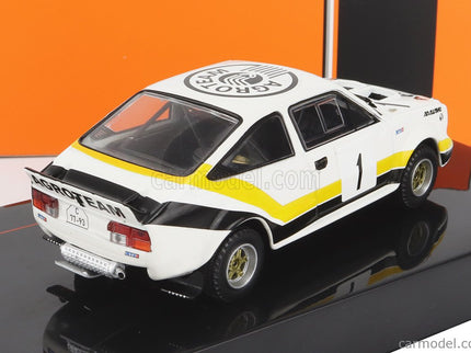 Skoda 160RS Mtx (night Version) N°1 Rally Sumava 1984 V.Blahna - P.Scovanek 1:43 IXO Models biela čierna žltá