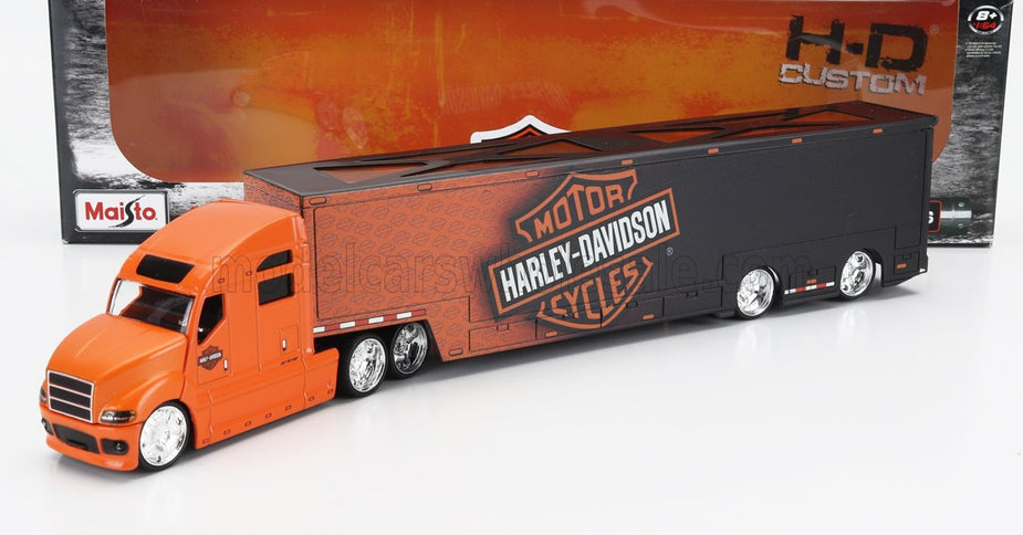 TRUCK | H-D HAULERS TRUCK HARLEY DAVIDSON CAR TRANSPORTER 2021 | ORANGE BLACK