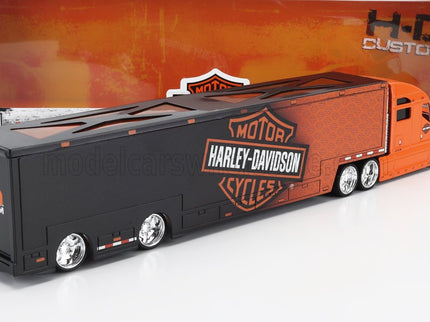 TRUCK | H-D HAULERS TRUCK HARLEY DAVIDSON CAR TRANSPORTER 2021 | ORANGE BLACK