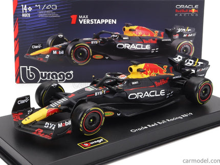 Red Bull F1 RB19 Team Oracle Red Bull Racing N°1 Majster Sveta Sezóna 2023 Max Verstappen - Con Pilota E Vetrina 1:43 Bburago