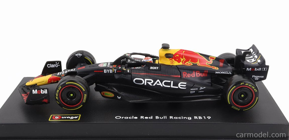 1/43 BURAGO - RED BULL - F1 RB19 TEAM ORACLE RED BULL RACING N 1 WORLD CHAMPION SEASON 2023 MAX VERSTAPPEN - CON PILOTA E VETRINA - WITH PILOT AND SHOWCASE