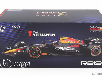 Red Bull F1 RB19 Team Oracle Red Bull Racing N°1 Majster Sveta Sezóna 2023 Max Verstappen - Con Pilota E Vetrina 1:43 Bburago