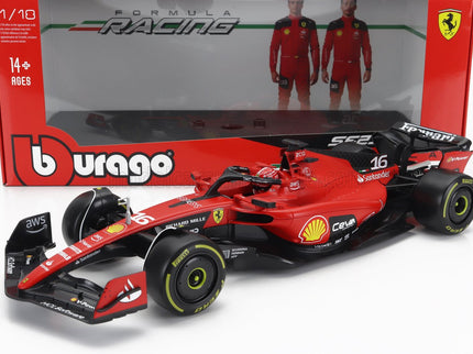 FERRARI | F1  SF-23 TEAM SCUDERIA FERRARI N 16 SEASON 2023 CHARLES LECLERC - EXCLUSIVE CARMODEL | RED BLACK