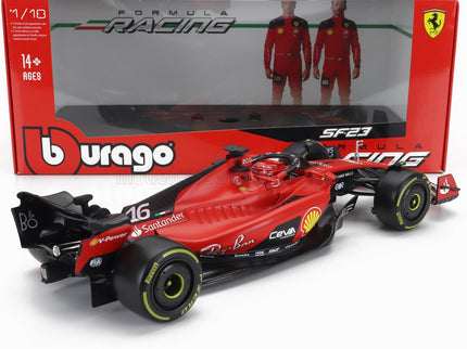 FERRARI | F1  SF-23 TEAM SCUDERIA FERRARI N 16 SEASON 2023 CHARLES LECLERC - EXCLUSIVE CARMODEL | RED BLACK
