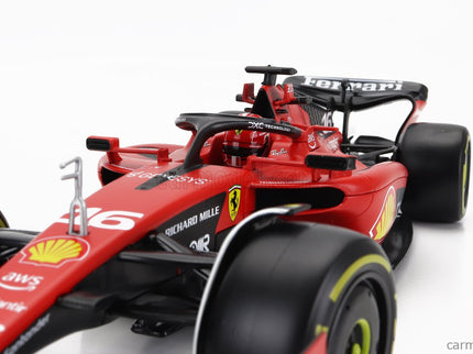 Ferrari F1 SF-23 Team Scuderia Ferrari N°16 Sezóna 2023 Charles Leclerc - Exclusive Carmodel 1:18 Bburago červená čierna