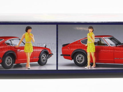 NISSAN | FAIRLADY 240ZG COUPE WITH 70s GIRL FIGURE 1972 | /