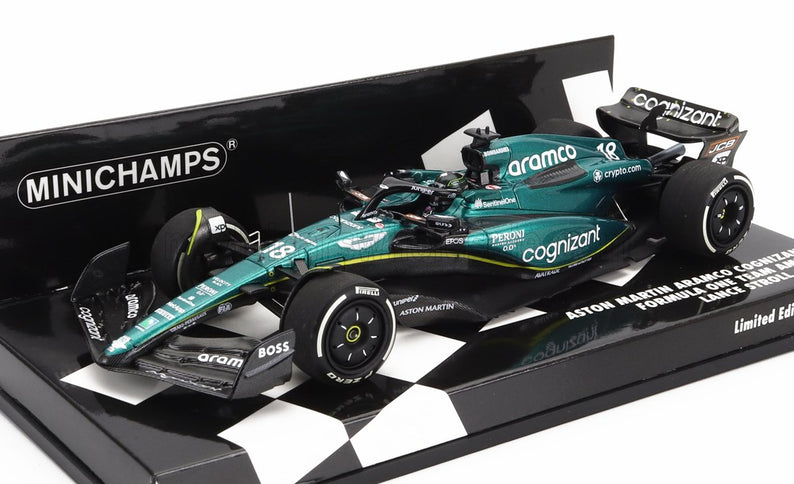 ASTON MARTIN | F1  AMR23 TEAM ARAMCO COGNIZANT N 18 SEASON 2023 LANCE STROLL | GREEN